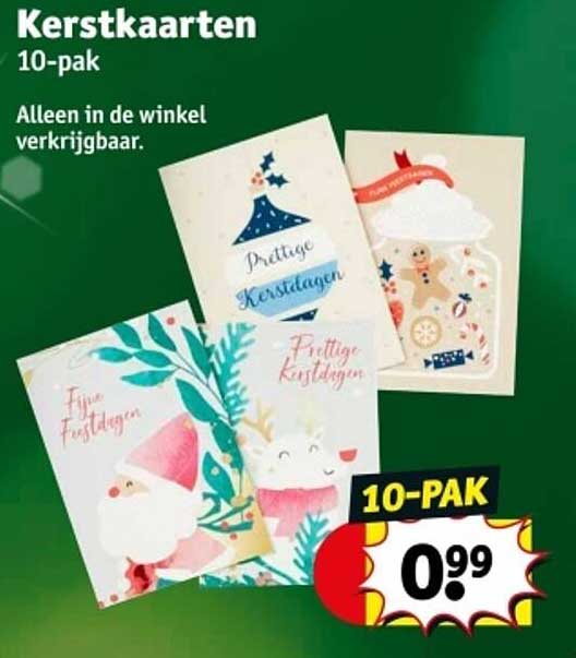 Kerstkaarten 10-pak