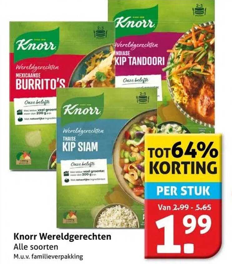 Knorr Wereldgerechten Alle soorten