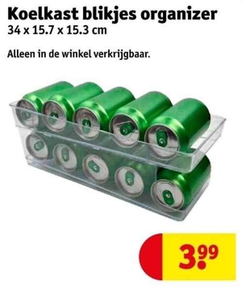 Koelkast blijkjes organizer