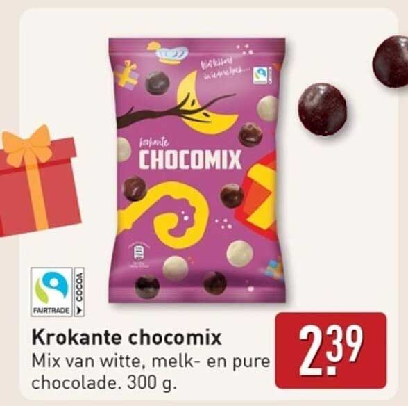 Krokante chocomix