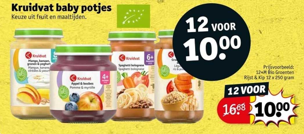 Kruidvat baby potjes