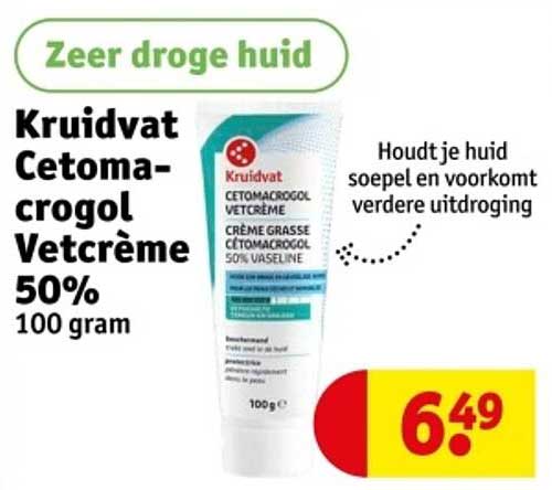 Kruidvat Cetomacrogol Vetcrème 50%