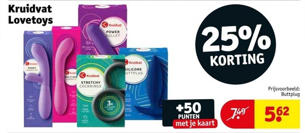 Kruidvat Lovetoys - 25% Korting