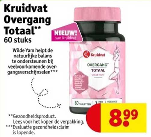Kruidvat Overgang Totaal** 60 stuks