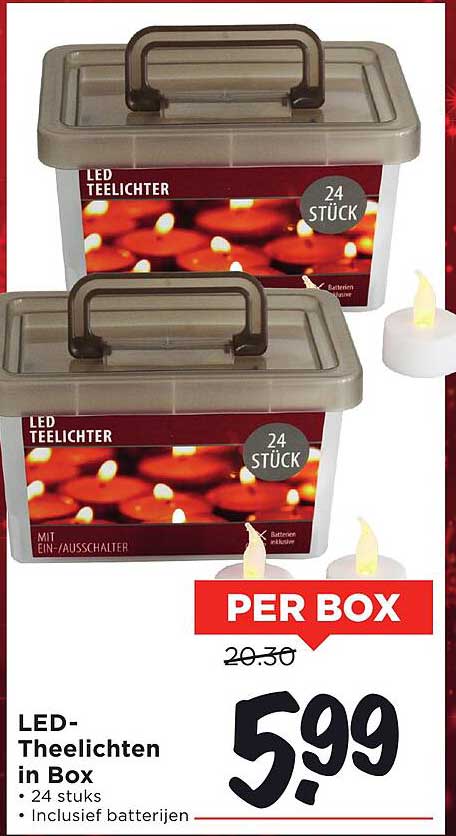 LED-Theelichten in Box