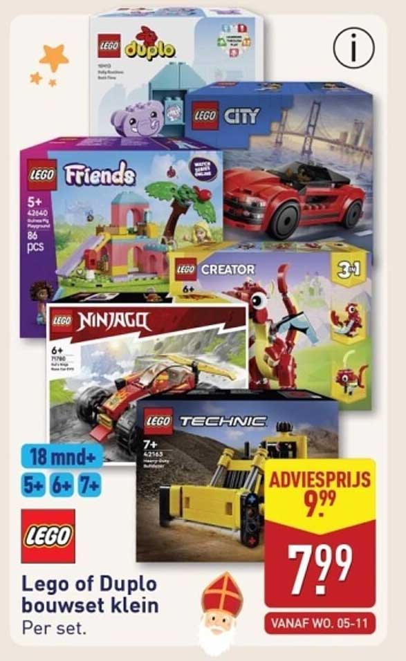 Lego of Duplo bouwset klein