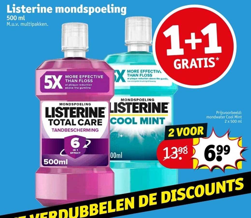 Listerine mondspoeling 500 ml
