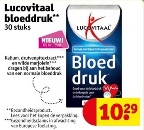 Lucovitaal bloeddruk 30 stuks