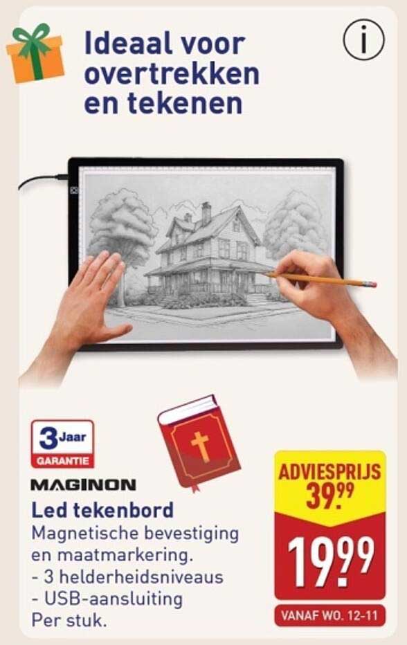 Maginon Led tekenbord