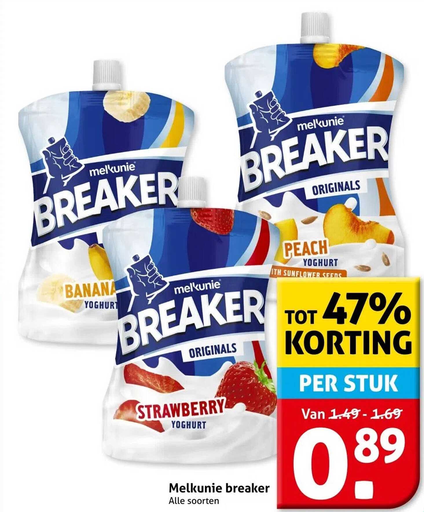 Melkunie breaker - Alle soorten