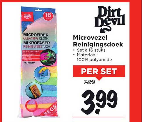 Microvezel Reinigingsdoek