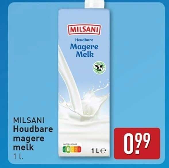 MILSANi Houdbare Magere Melk 1 L