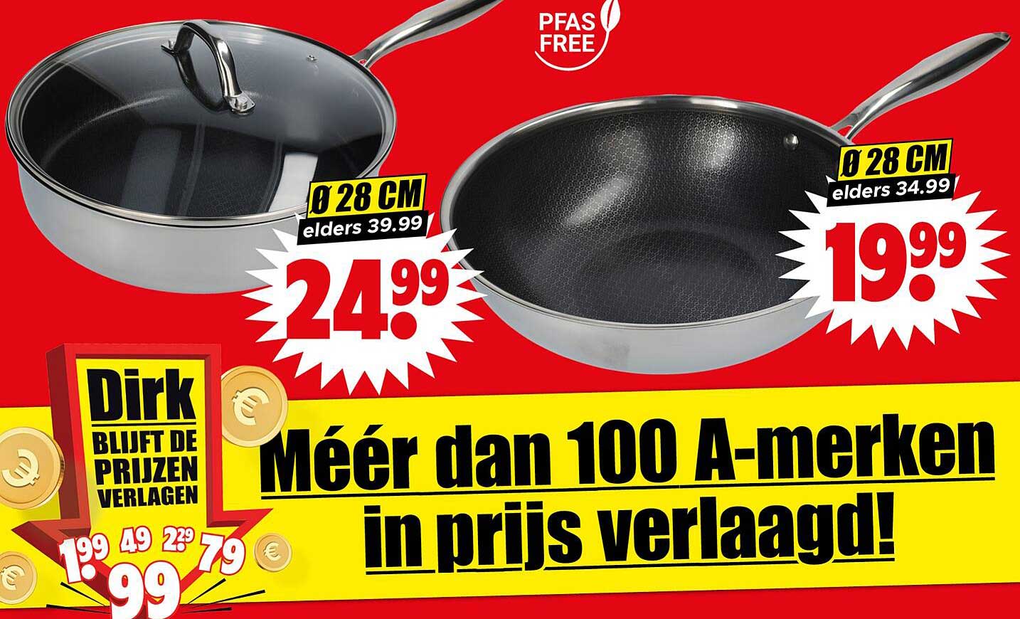 Minder dan 100 A-merken in prijs verlaagd!