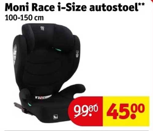Moni Race i-Size autostoel** 100-150 cm