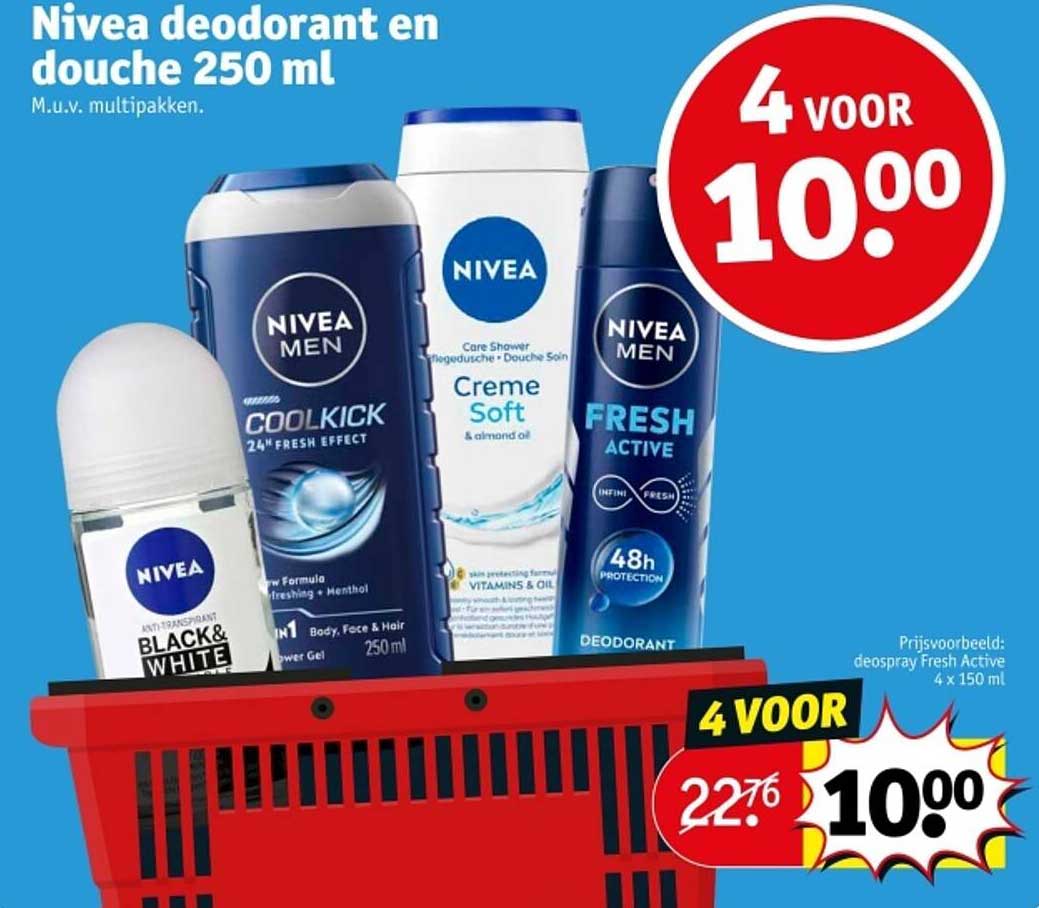 Nivea deodorant en douche 250 ml