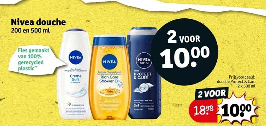 Nivea douche 200 en 500 ml