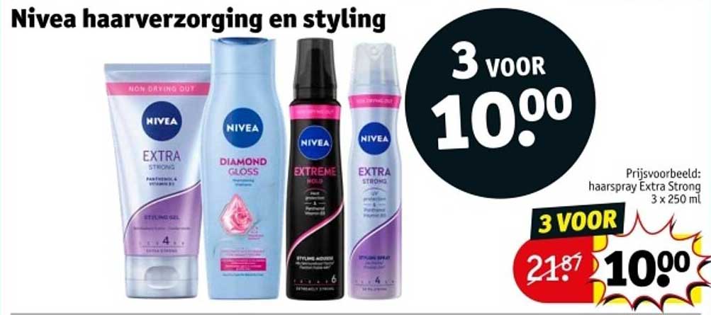 Nivea haarverzorging en styling