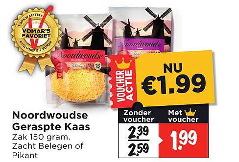 Noordwoudse Geraspte Kaas