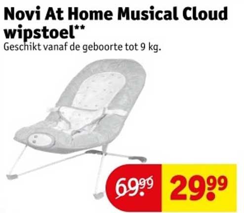 Novi At Home Musical Cloud wipstoel**