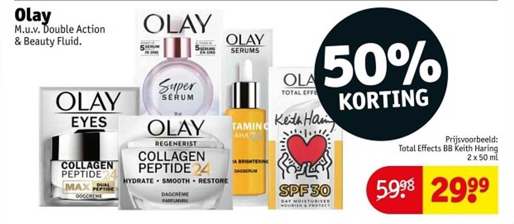 Olay M.u.v. Double Action & Beauty Fluid.