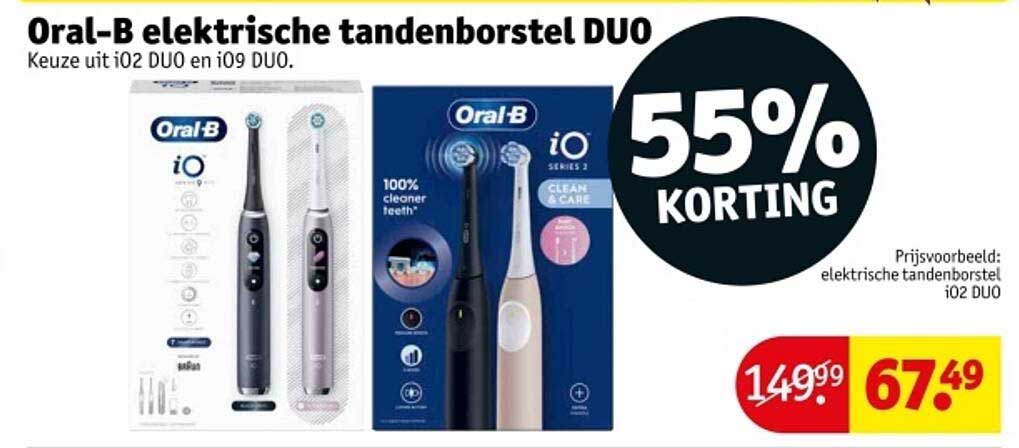 Oral-B elektrische tandenborstel DUO
