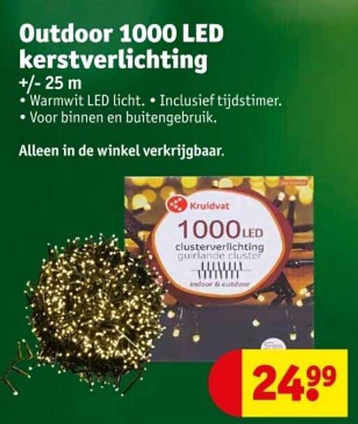 Outdoor 1000 LED kerstverlichting