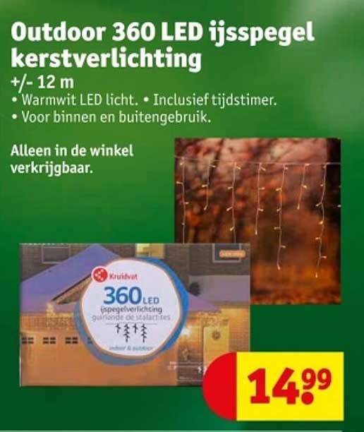 Outdoor 360 LED ijspegel kerstverlichting