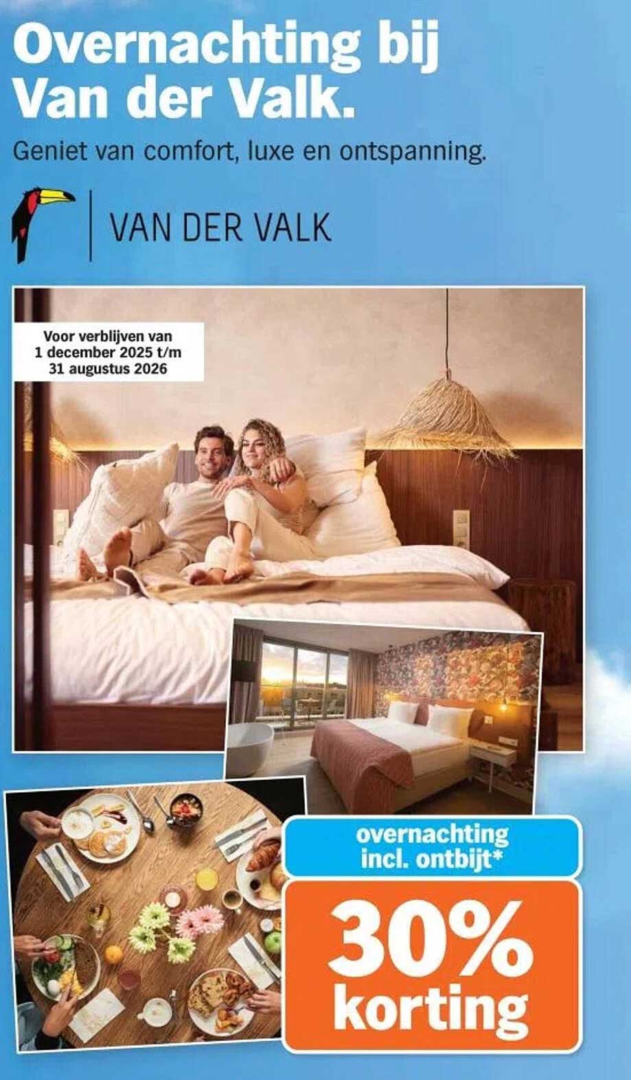 Overnachting bij Van der Valk.