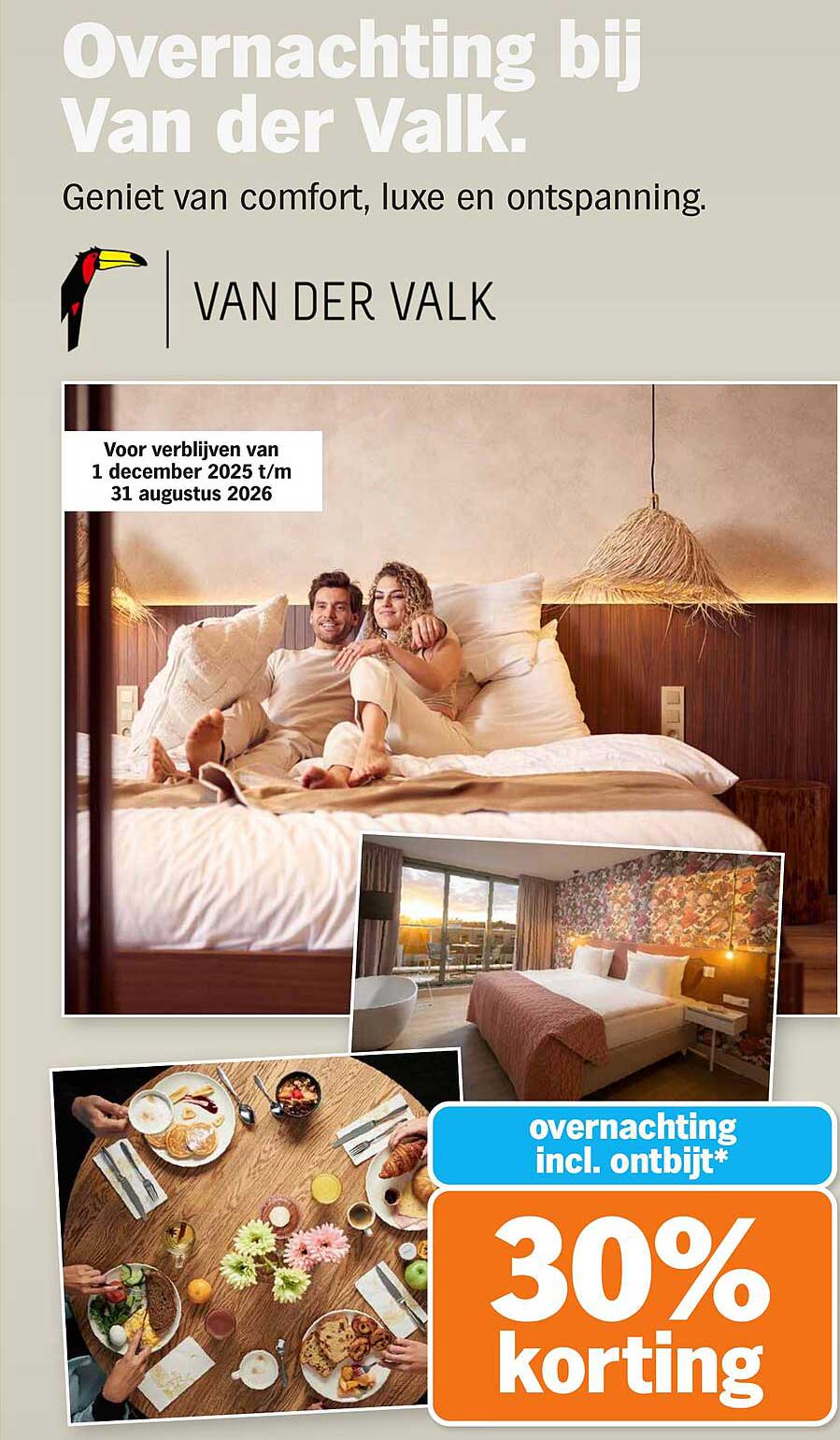 Overnachting Van der Valk.