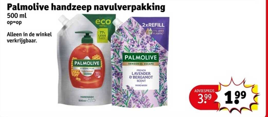 Palmolive handzeep navulverpakking