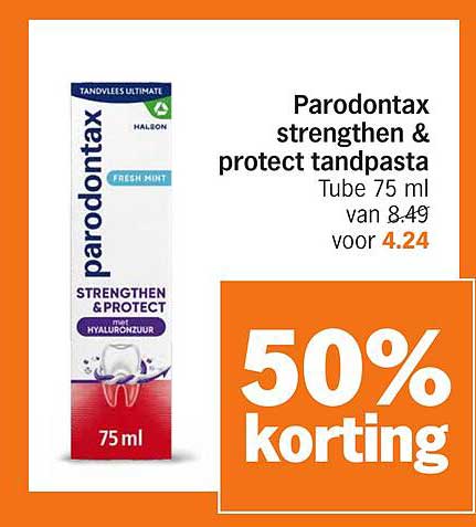 Parodontax strengthen & protect tandpasta Tube 75 ml