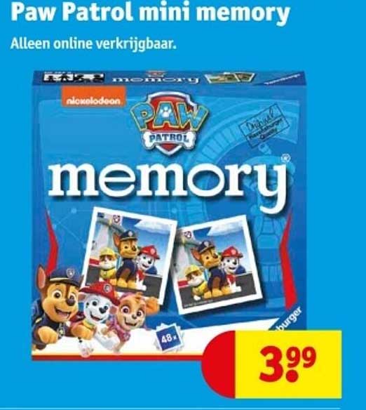 Paw Patrol mini memory