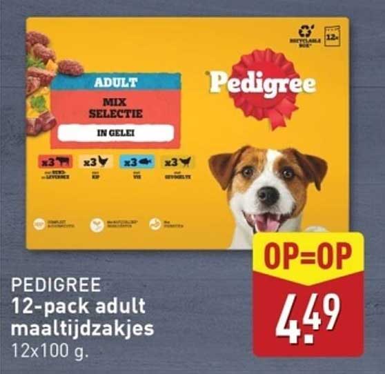 PEDIGREE 12-pack adult maaltijdzakjes