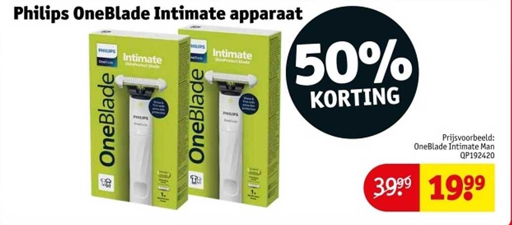 Philips OneBlade Intimate apparaat