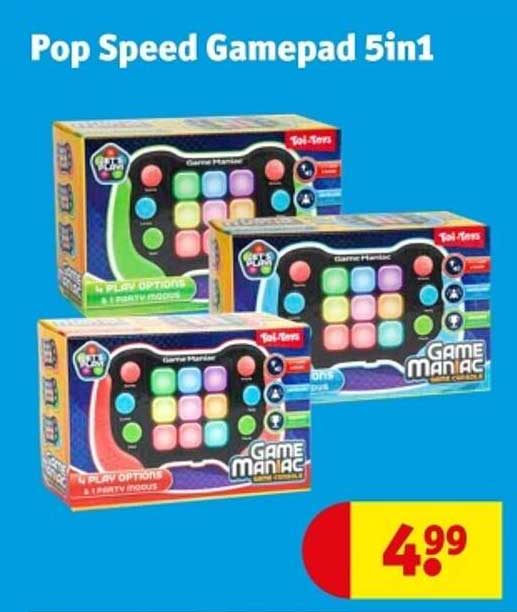 Pop Speed Gamepad 5in1