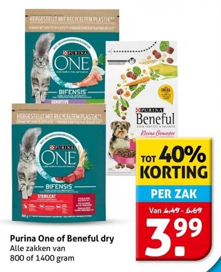 Purina One of Beneful dry