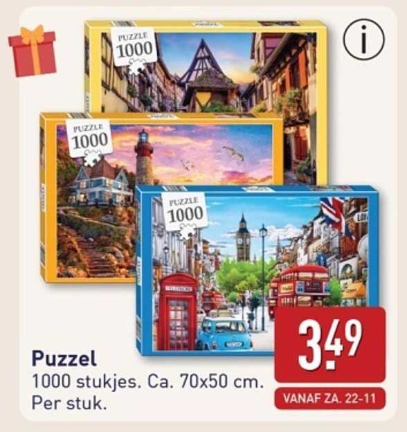 Puzzel 1000 stukjes