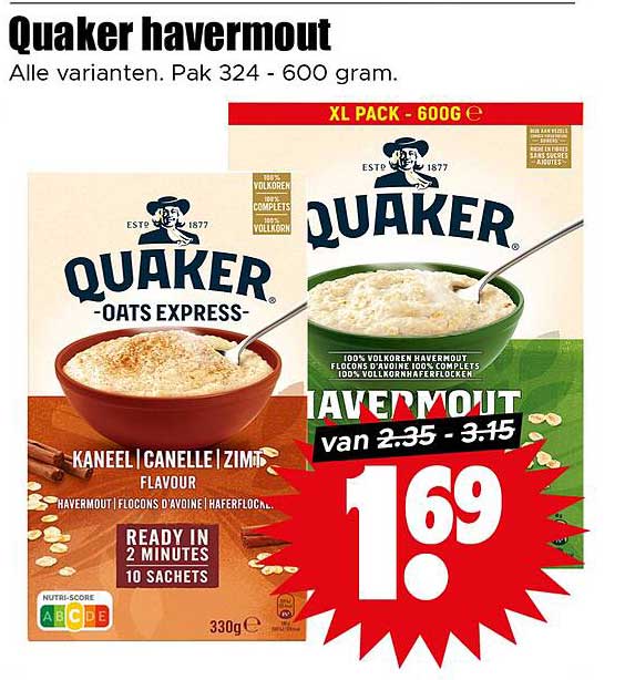 Quaker havermout