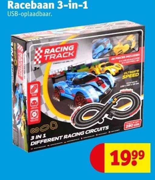Racebaan 3-in-1