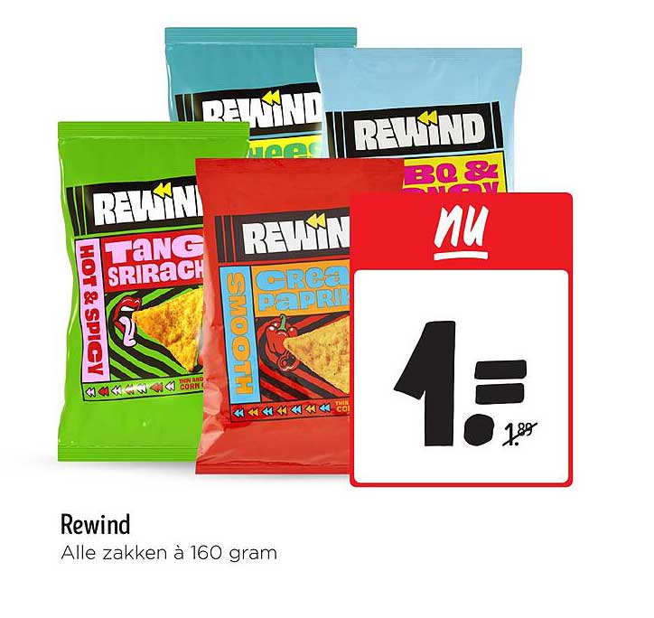 Rewind - Alle zakken à 160 gram