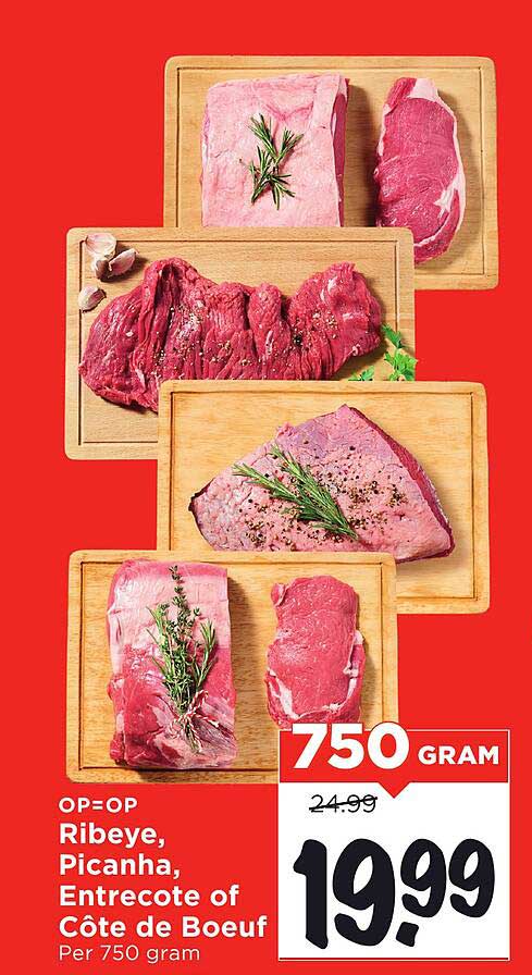 Ribeye, Picanha, Entrecote of Côte de Boeuf