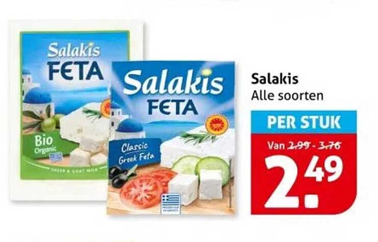 Salakis Feta Alle soorten