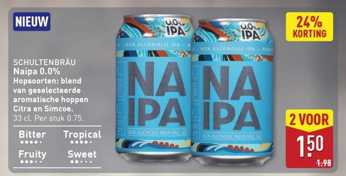 SCHULTENBRÄU Naipa 0.0% - Non Alcoholic IPA