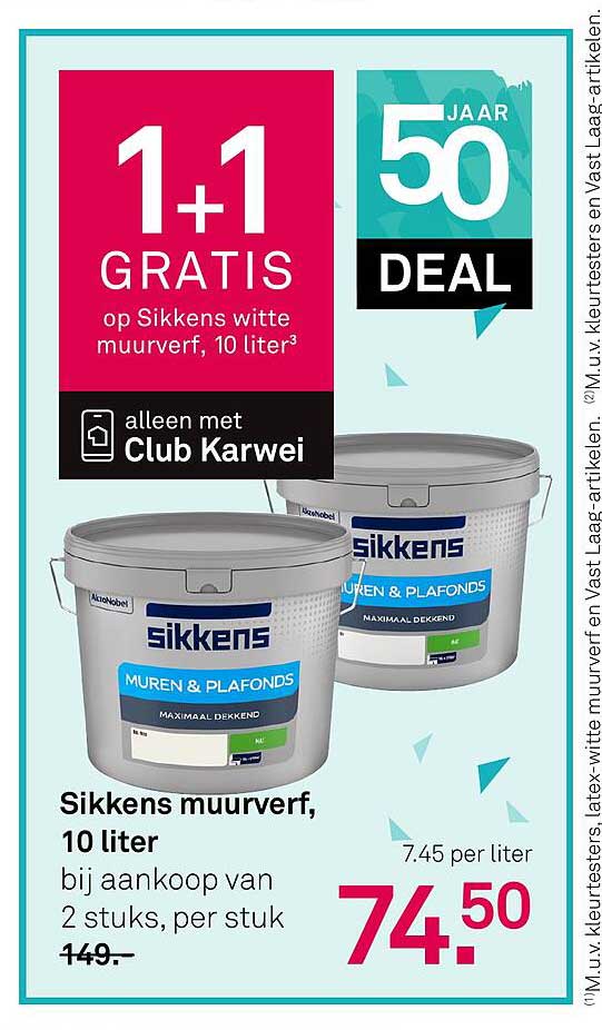 Sikkens muurverf, 10 liter