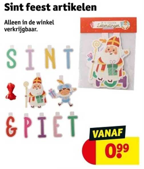 Sint feest artikelen