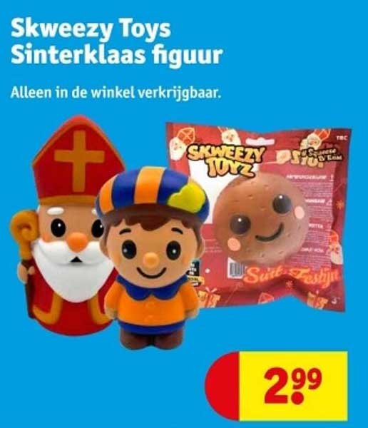 Skweezy Toys Sinterklaas figuur