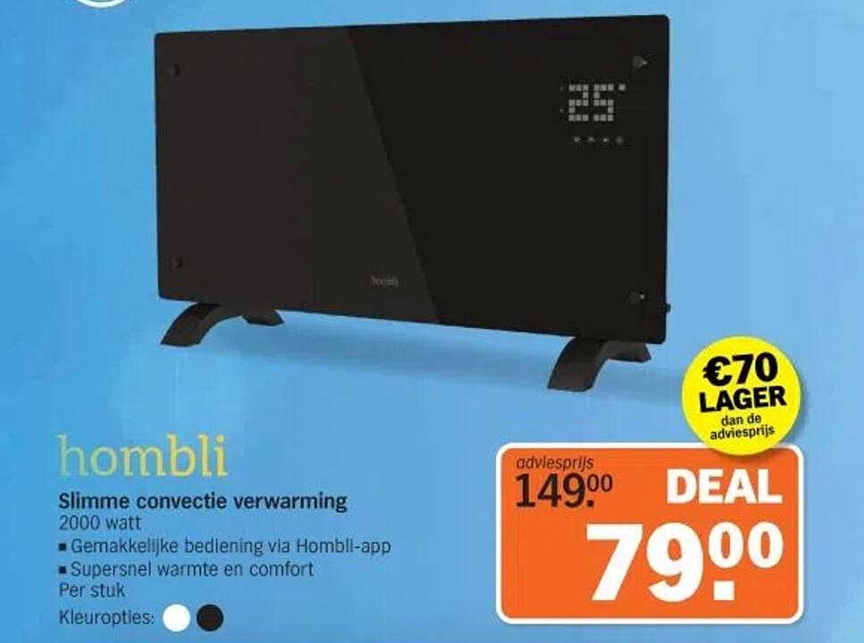 Slimme convectie verwarming