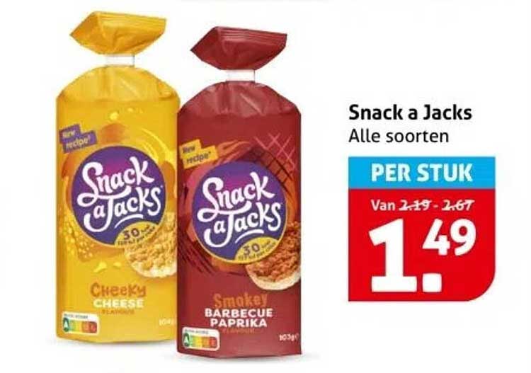Snack a Jacks - Alle soorten