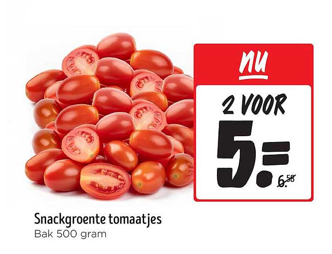 Snackgroente tomaatjes Bak 500 gram