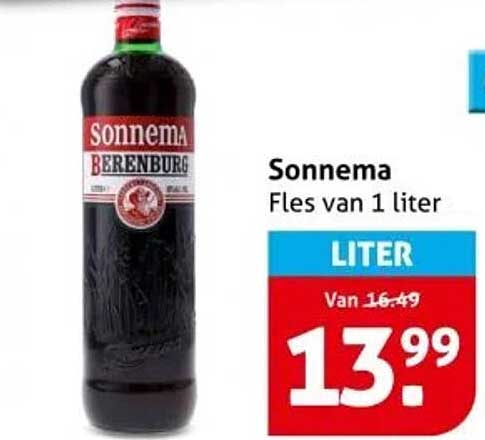 Sonnema Berenburg Fles van 1 liter